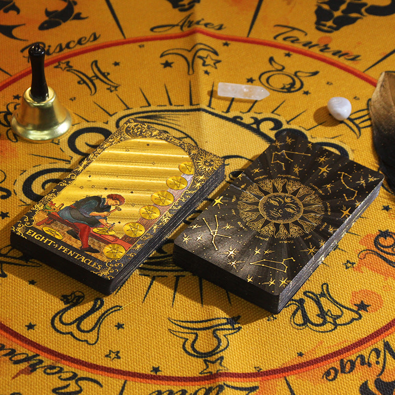 Coffret cadeau de divination de cartes de tarot étanches Olivenorma PET