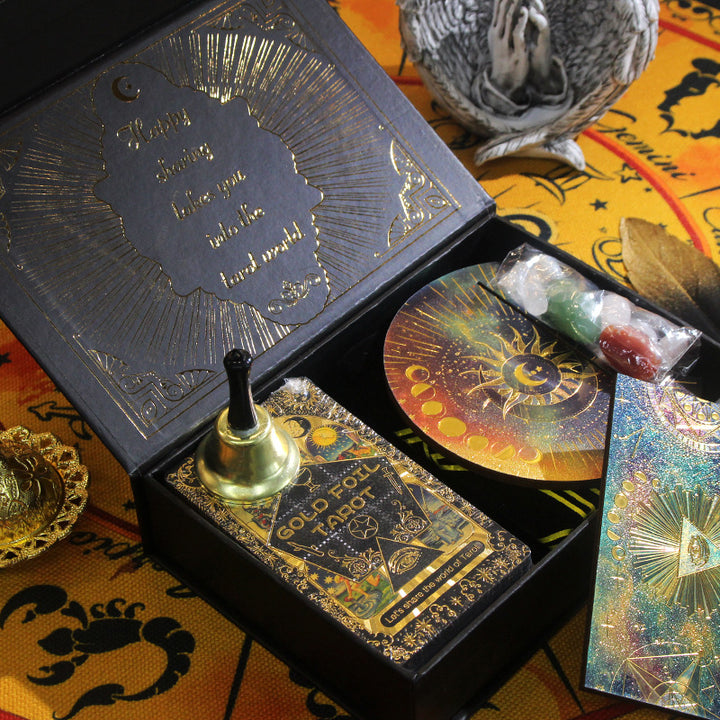 Coffret cadeau de divination de cartes de tarot étanches Olivenorma PET
