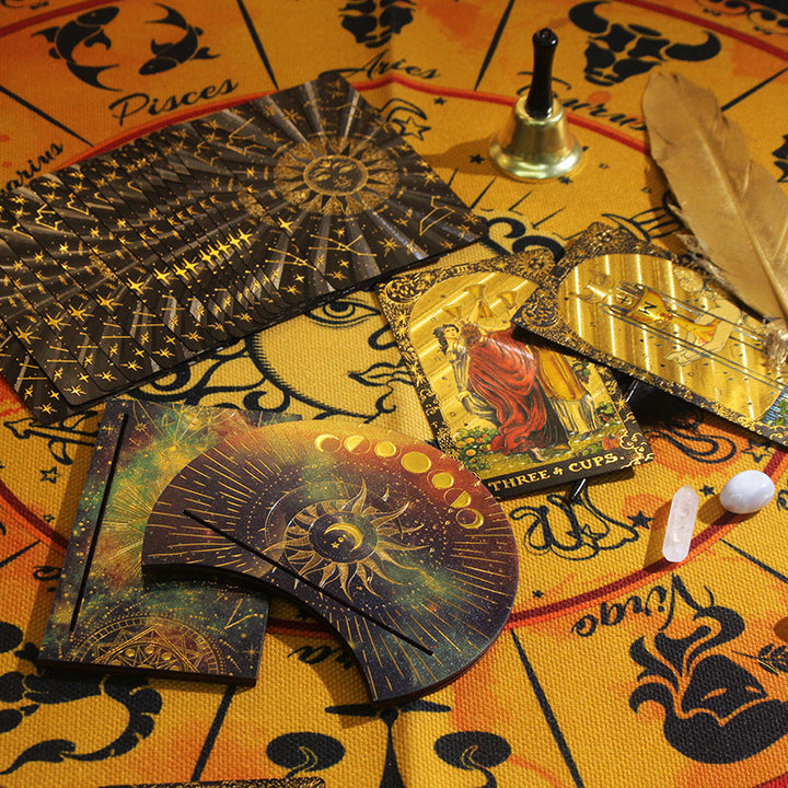 Coffret cadeau de divination de cartes de tarot étanches Olivenorma PET