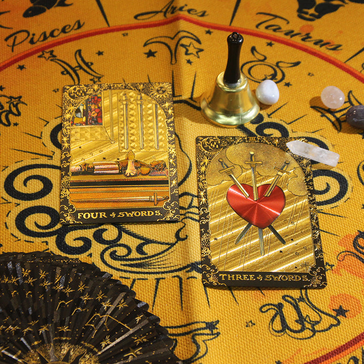 Coffret cadeau de divination de cartes de tarot étanches Olivenorma PET