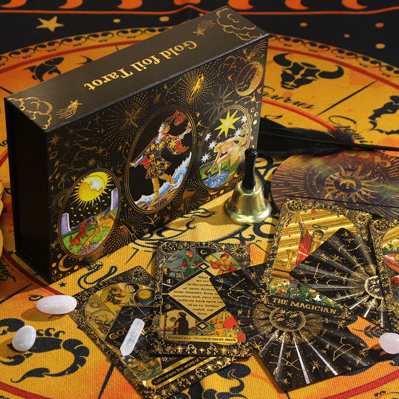 Coffret cadeau de divination de cartes de tarot étanches Olivenorma PET