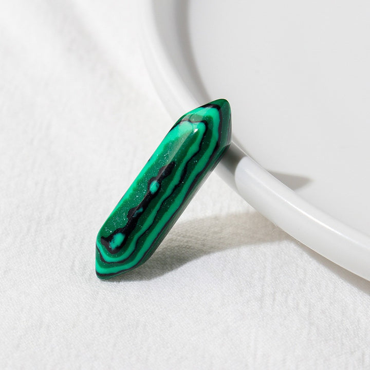 Colonne à double pointe en cristal naturel Olivenorma pour décoration de chakra