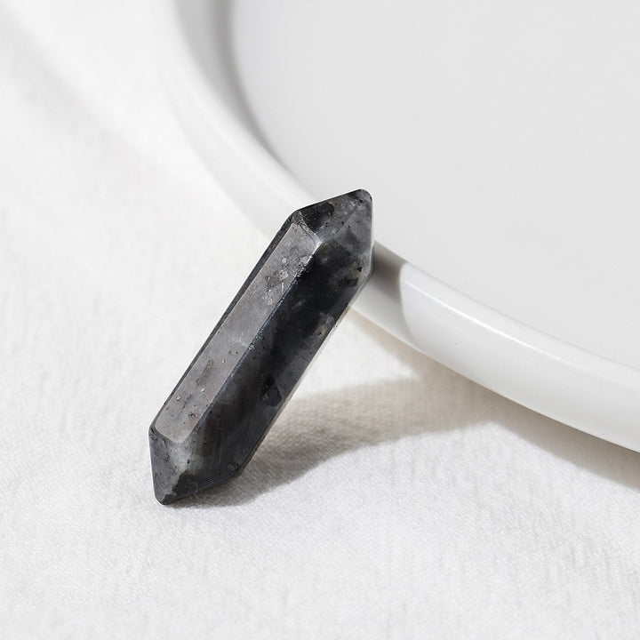 Colonne à double pointe en cristal naturel Olivenorma pour décoration de chakra