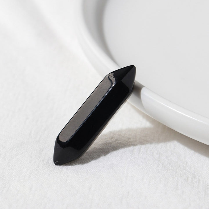 Colonne à double pointe en cristal naturel Olivenorma pour décoration de chakra