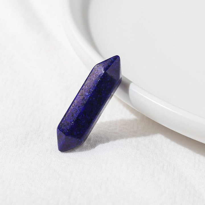 Colonne à double pointe en cristal naturel Olivenorma pour décoration de chakra