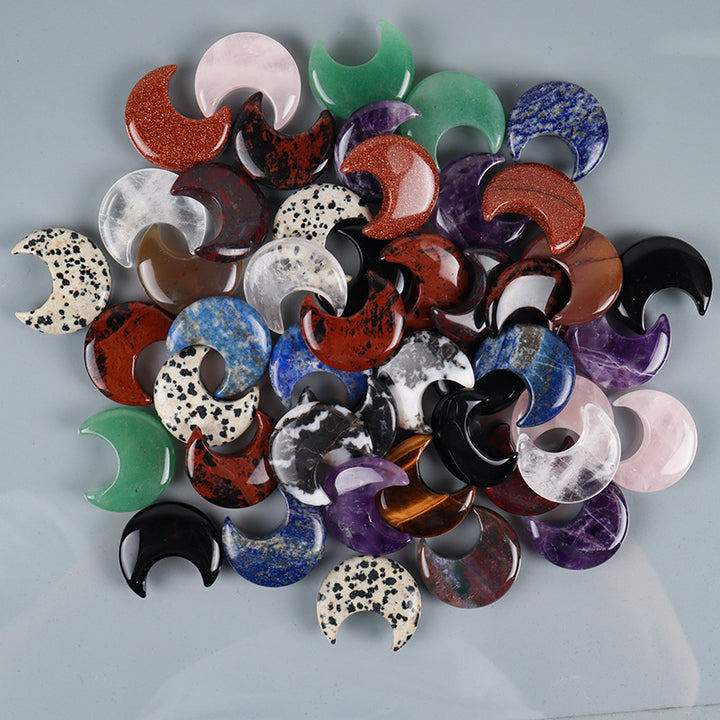 Olivenorma Lot de 3 petites pierres naturelles pour décoration de lune