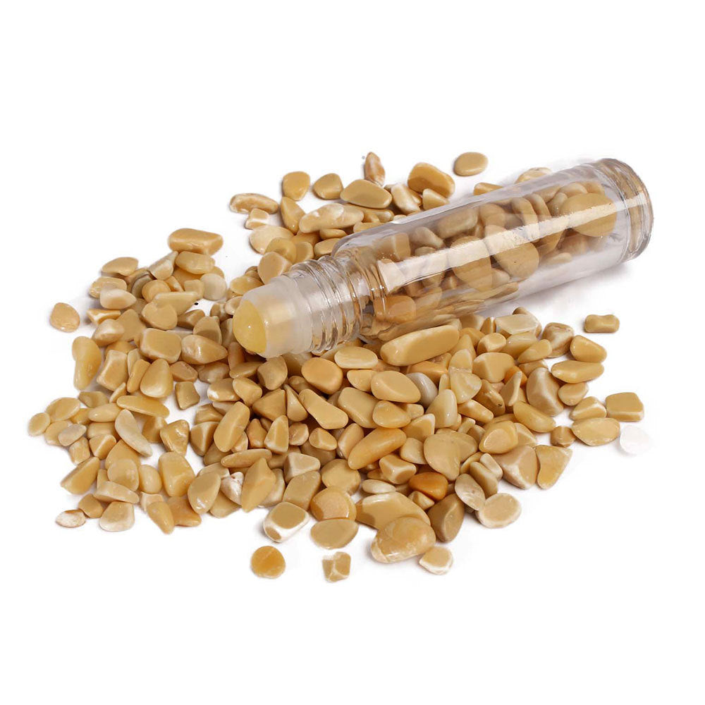 Bouteille à bille en pierres précieuses Olivenorma de 10 ml pour décoration de cristal de guérison