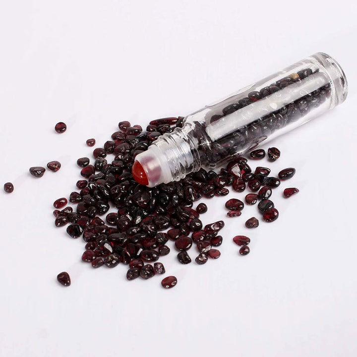 Bouteille à bille en pierres précieuses Olivenorma de 10 ml pour décoration de cristal de guérison