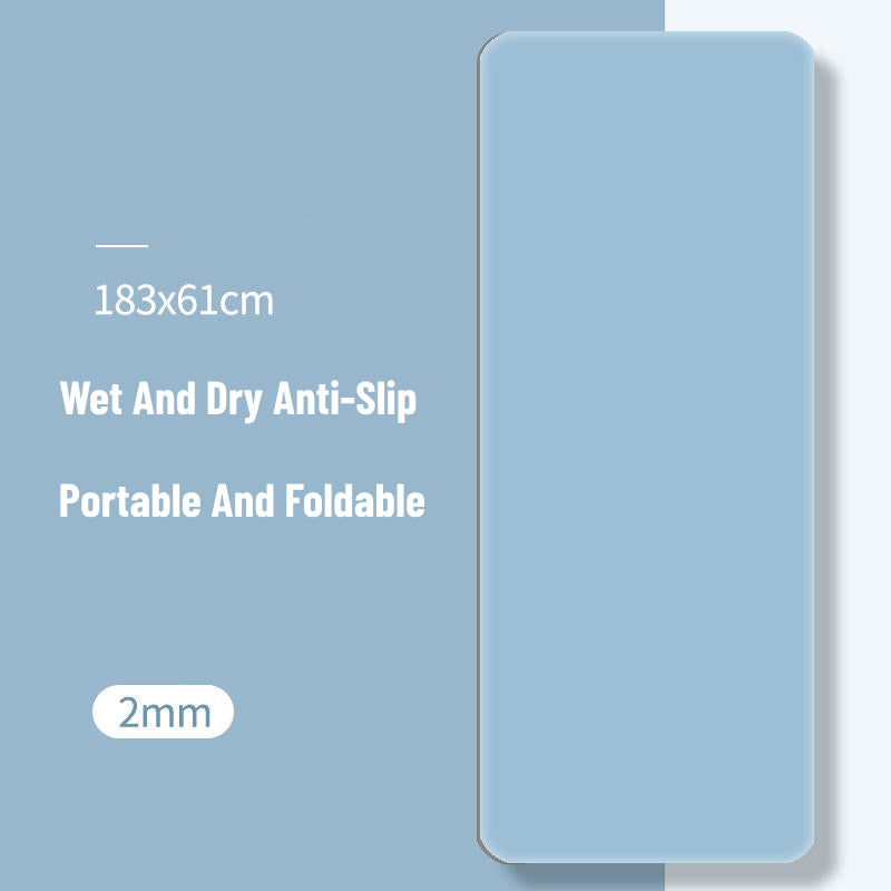 Tapis de yoga Om Lotus antidérapant pliable et portable Olivenorma