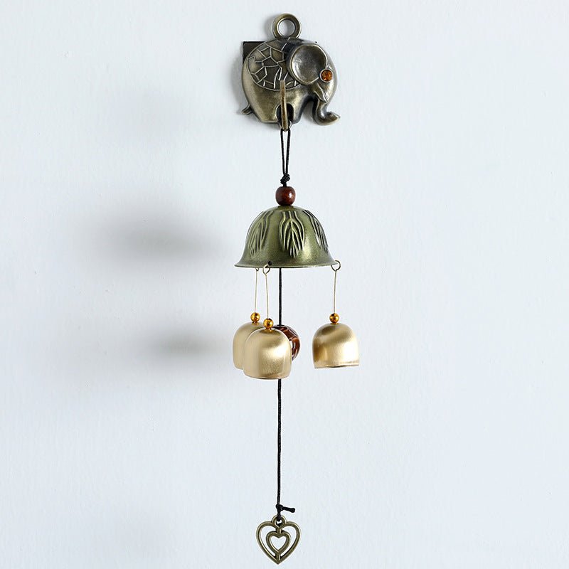 Carillon éolien magnétique mural en métal rétro Olivenorma