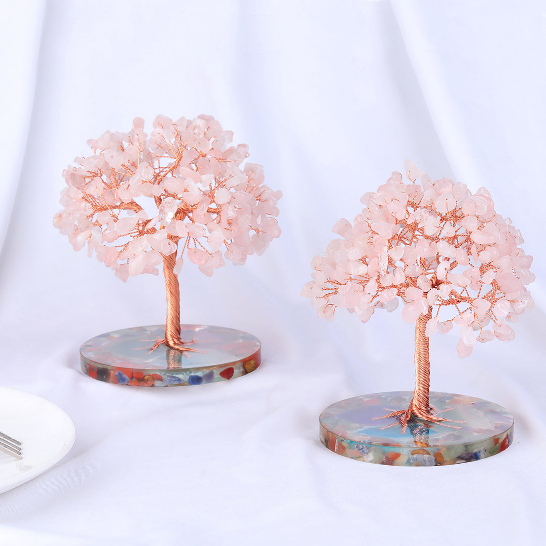 Base de pièce ronde en agate Olivenorma , cristal de guérison, arbre Feng Shui