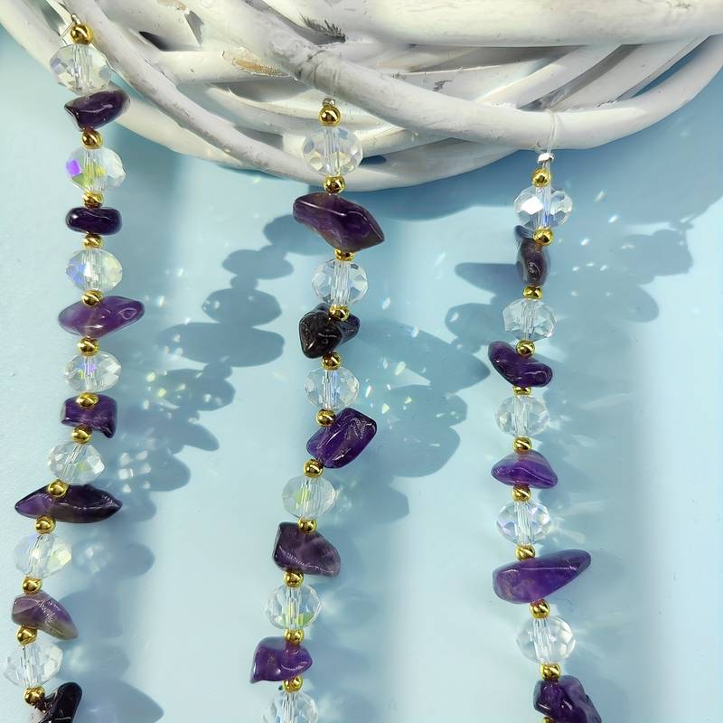 Carillon éolien en cristal d'agate arbre de vie Olivenorma