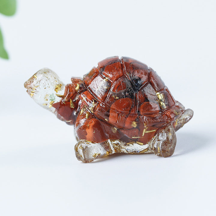 Colle de gravier en cristal Olivenorma Décoration en pierres précieuses pour petite tortue - image 3