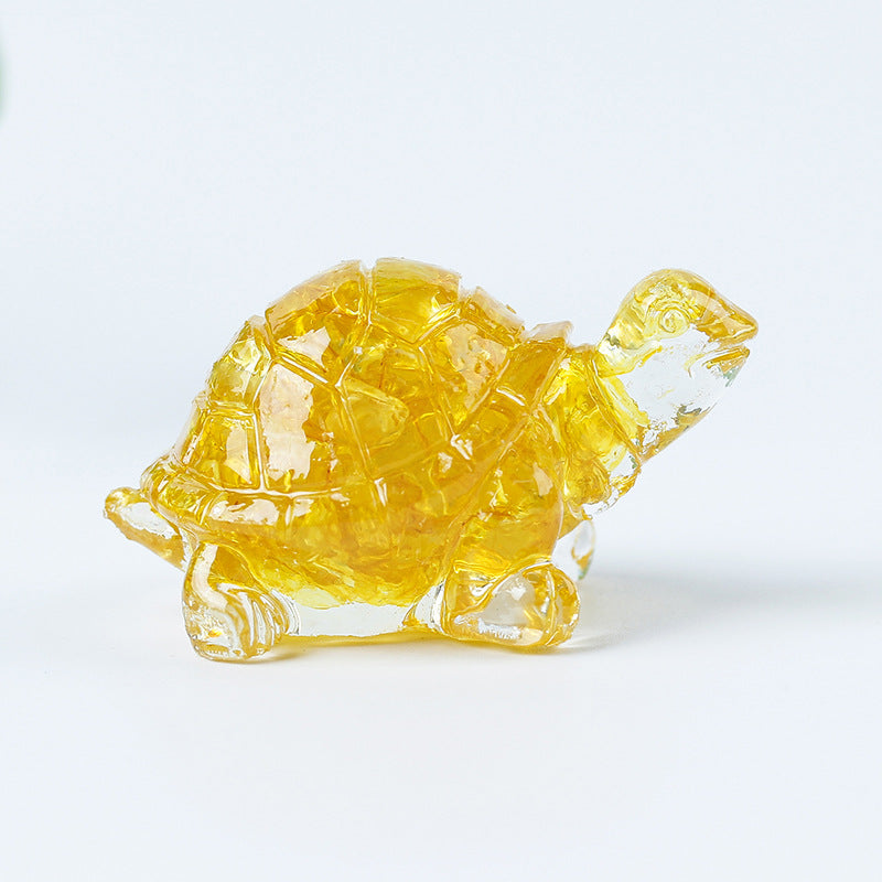 Colle de gravier en cristal Olivenorma Décoration en pierres précieuses pour petite tortue - image 67