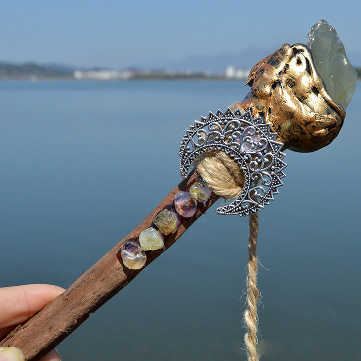 Branches étranges Olivenorma Accessoires de noeud celtique Baguettes de cristal de sorcière