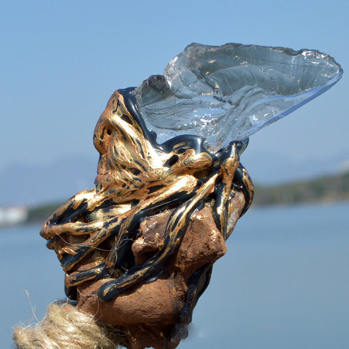 Branches étranges Olivenorma Accessoires de noeud celtique Baguettes de cristal de sorcière