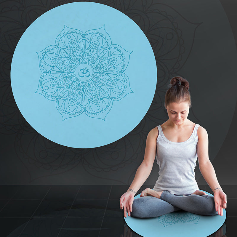 Olivenorma Tapis de Yoga Méditation Om Lotus Symbole 60 cm