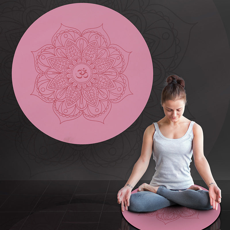Olivenorma Tapis de Yoga Méditation Om Lotus Symbole 60 cm