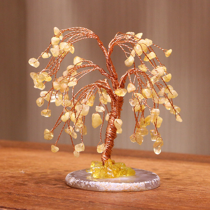 Arbre Feng Shui Olivenorma Citrine Gravel Saule pleureur