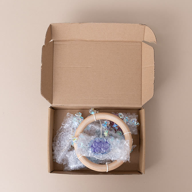 Olivenorma AB-Carillon éolien attrape-soleil en cristal d'agate coloré à suspendre