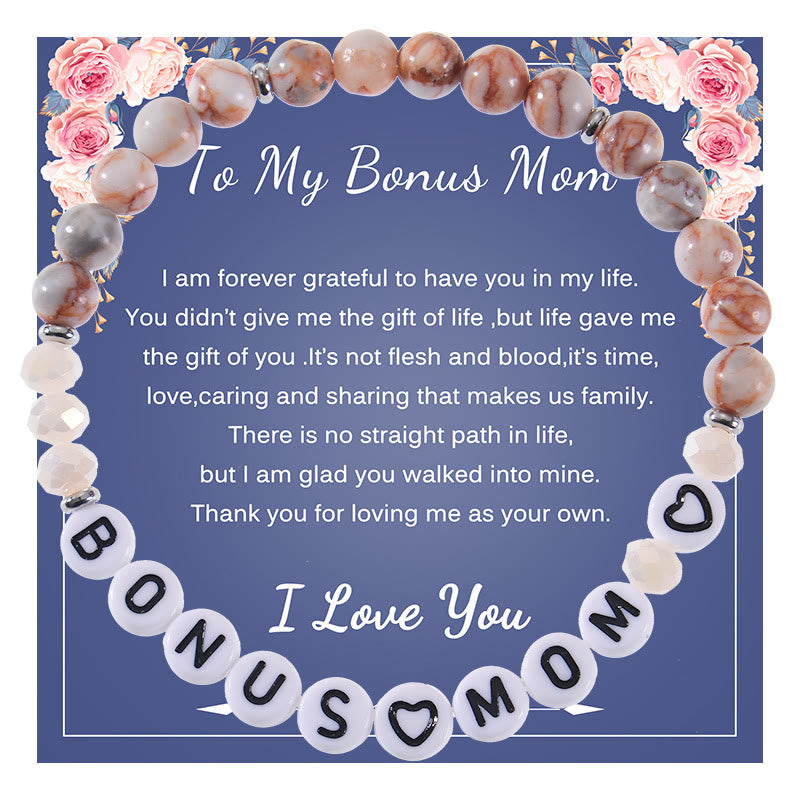 Bracelet en pierres naturelles Olivenorma Cadeaux pour la meilleure maman