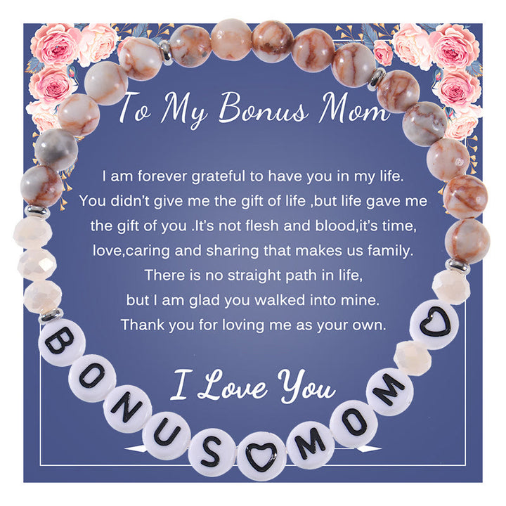 Bracelet en pierres naturelles Olivenorma Cadeaux pour la meilleure maman