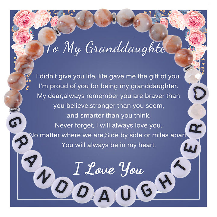 Bracelet en pierres naturelles Olivenorma Cadeaux pour la meilleure maman