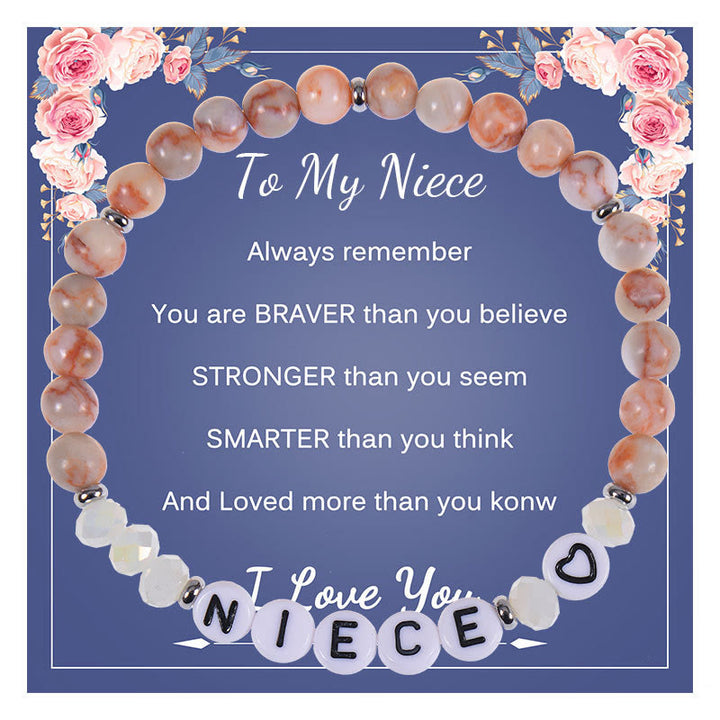 Bracelet en pierres naturelles Olivenorma Cadeaux pour la meilleure maman