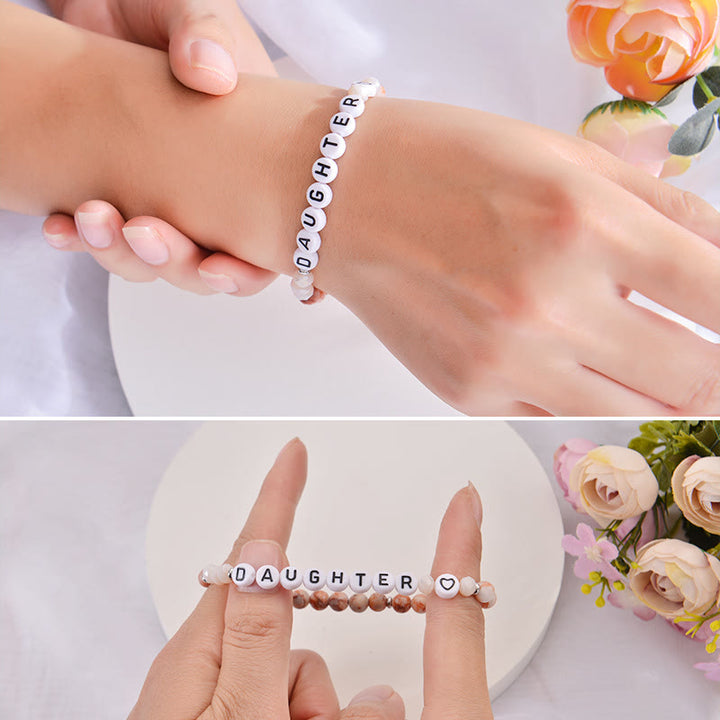Bracelet en pierres naturelles Olivenorma Cadeaux pour la meilleure maman