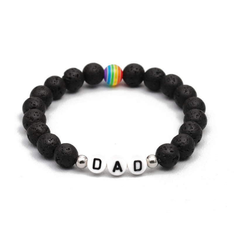 Bracelet de perles en pierre naturelle Chakra Olivenorma « DAD »