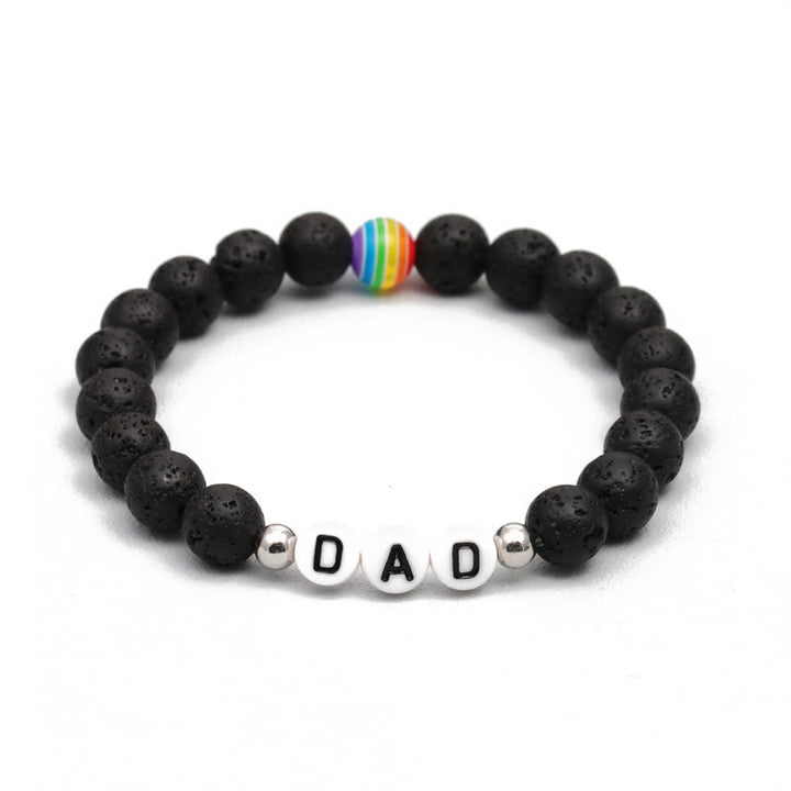 Bracelet de perles en pierre naturelle Chakra Olivenorma « DAD »