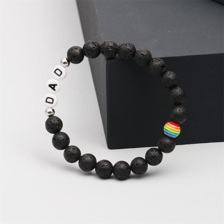 Bracelet de perles en pierre naturelle Chakra Olivenorma « DAD »