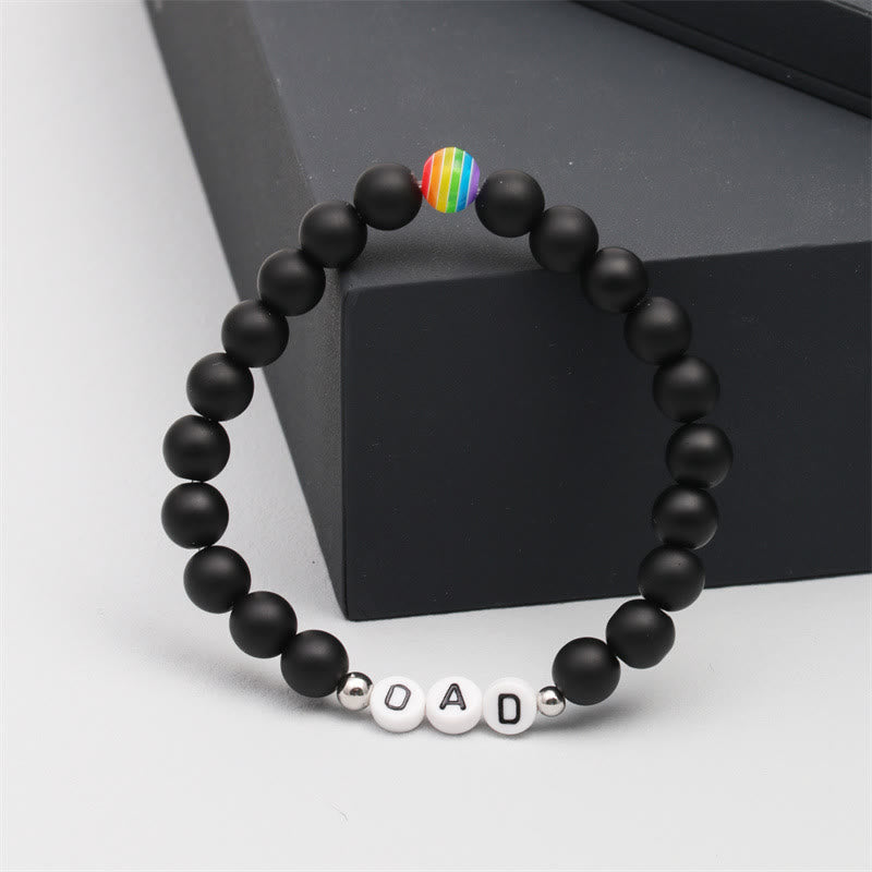 Bracelet de perles en pierre naturelle Chakra Olivenorma « DAD »