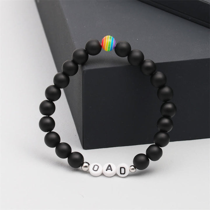 Bracelet de perles en pierre naturelle Chakra Olivenorma « DAD »