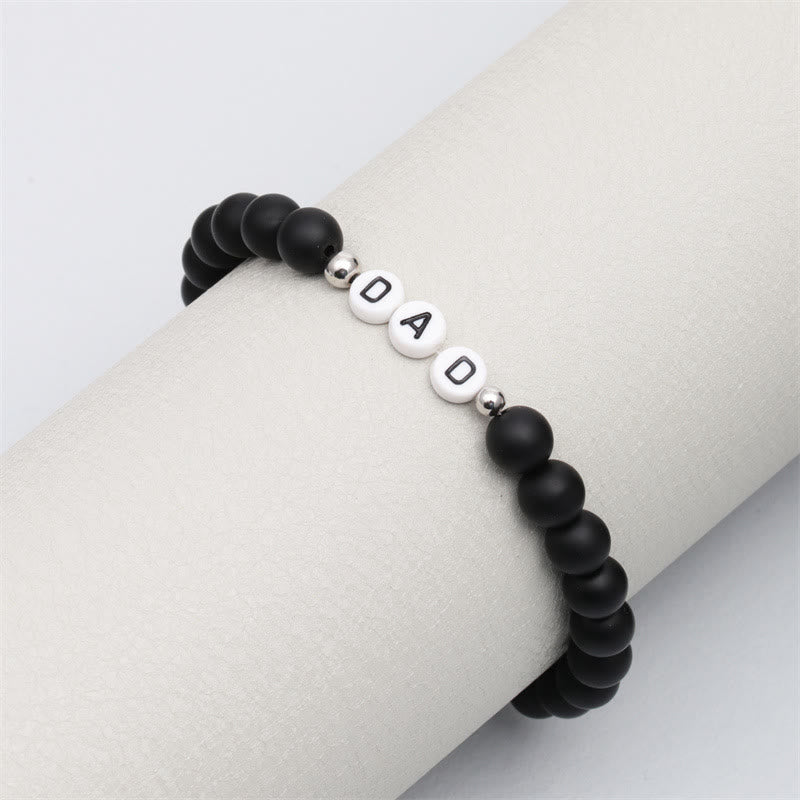 Bracelet de perles en pierre naturelle Chakra Olivenorma « DAD »