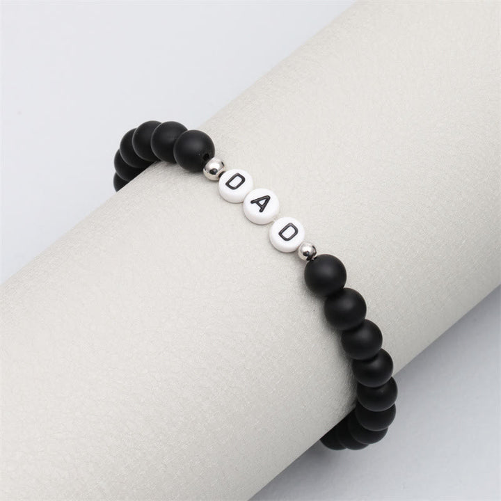 Bracelet de perles en pierre naturelle Chakra Olivenorma « DAD »