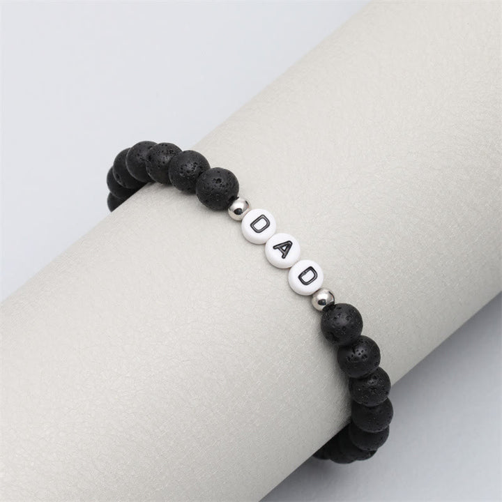 Bracelet de perles en pierre naturelle Chakra Olivenorma « DAD »