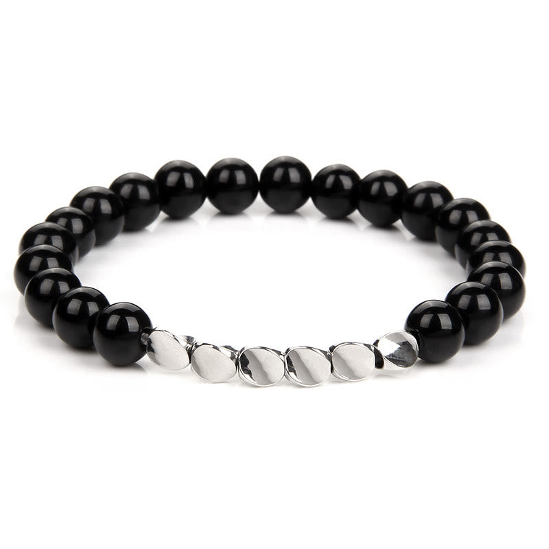 Bracelet de perles en alliage de cristal naturel Olivenorma