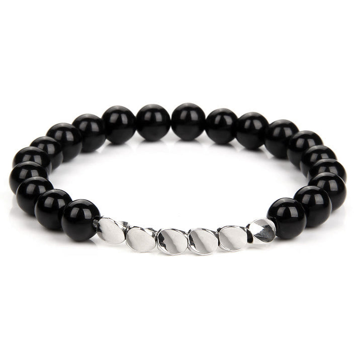 Bracelet de perles en alliage de cristal naturel Olivenorma