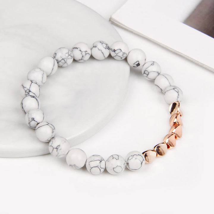 Bracelet de perles en alliage de cristal naturel Olivenorma
