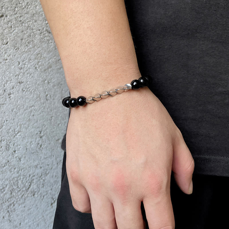 Bracelet de perles en alliage de cristal naturel Olivenorma