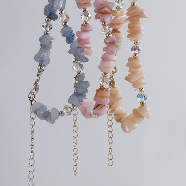 Bracelet en cristal naturel démagnétisé irrégulier Olivenorma