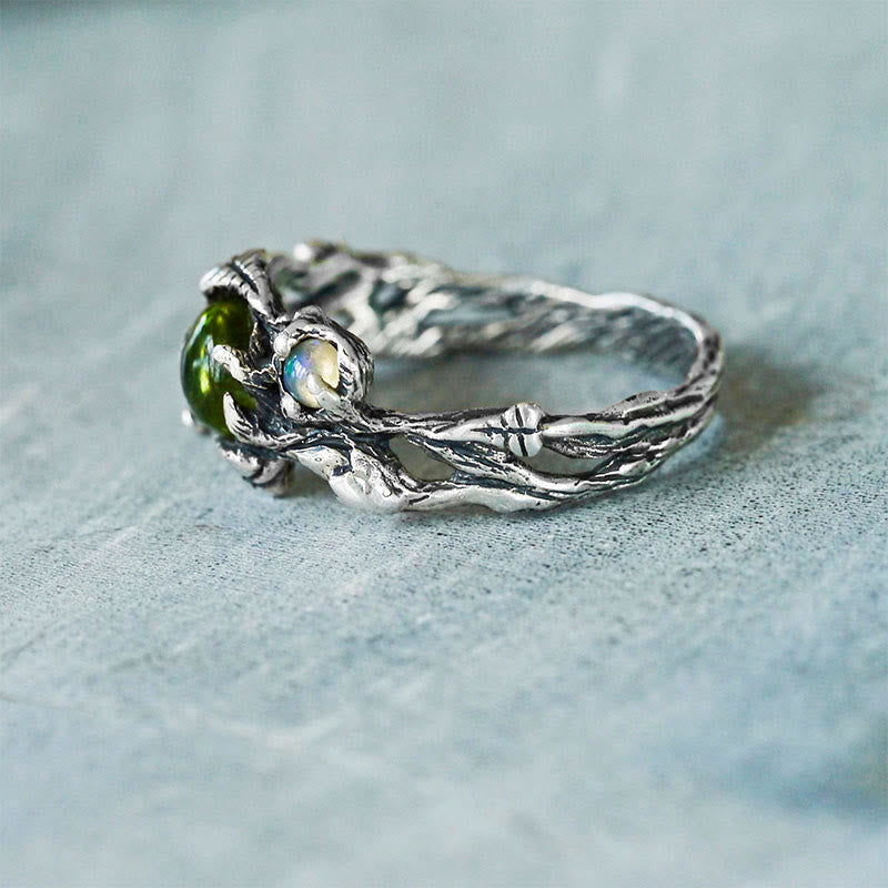 Olivenorma "Angie" - Bague Opale et Péridot