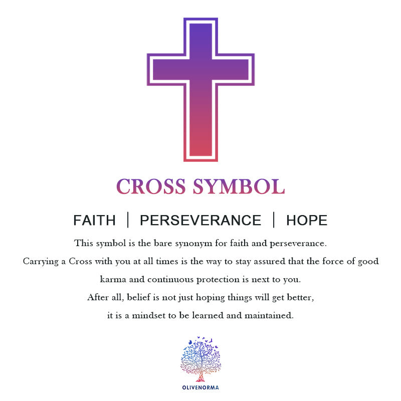 Ensemble de bijoux en alliage de style antique Olivenorma Love Cross - image 8