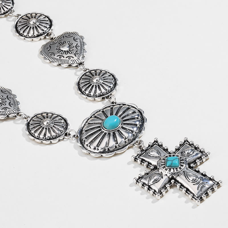 Ensemble de bijoux en alliage de style antique Olivenorma Love Cross - image 2