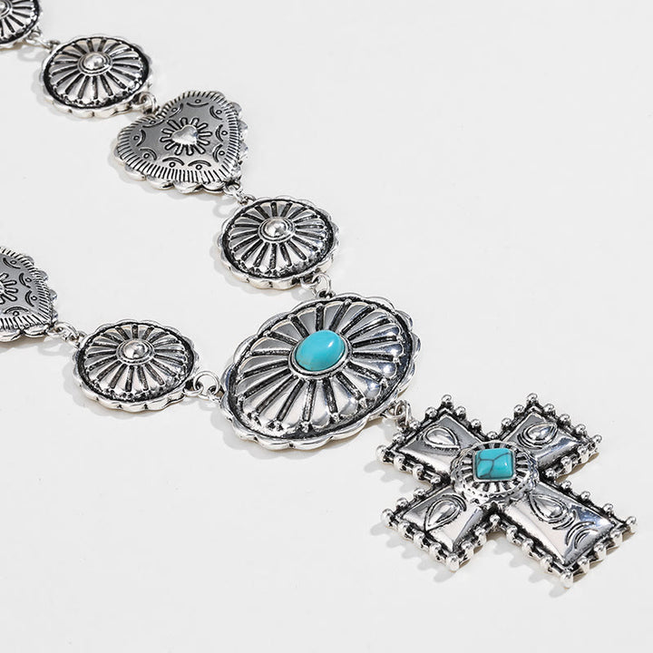 Ensemble de bijoux en alliage de style antique Olivenorma Love Cross - image 2