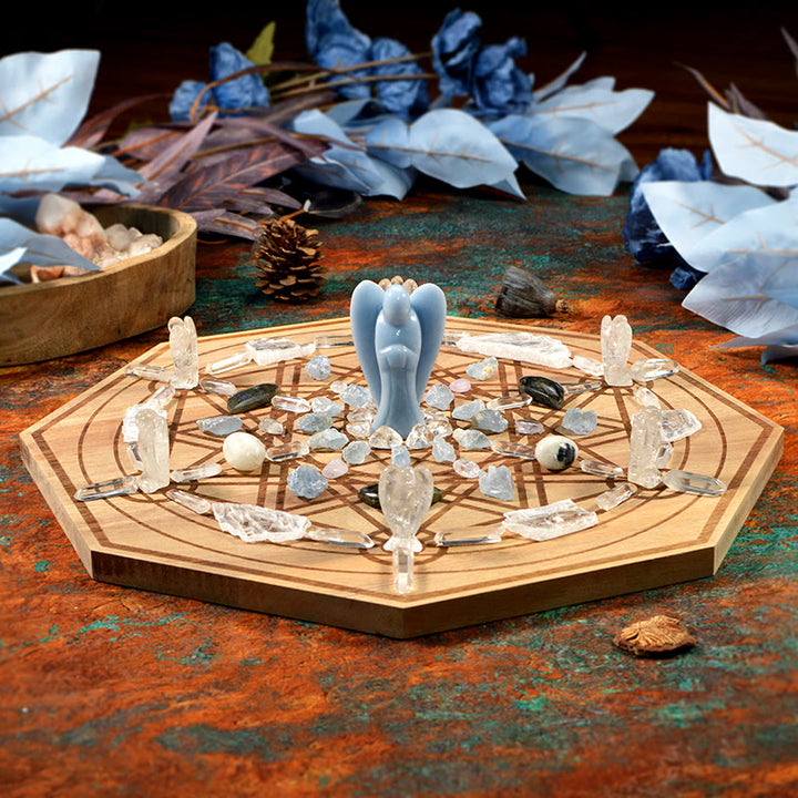 Gamme de cristaux de bénédiction des anges Olivenorma 81 Pierres Originales