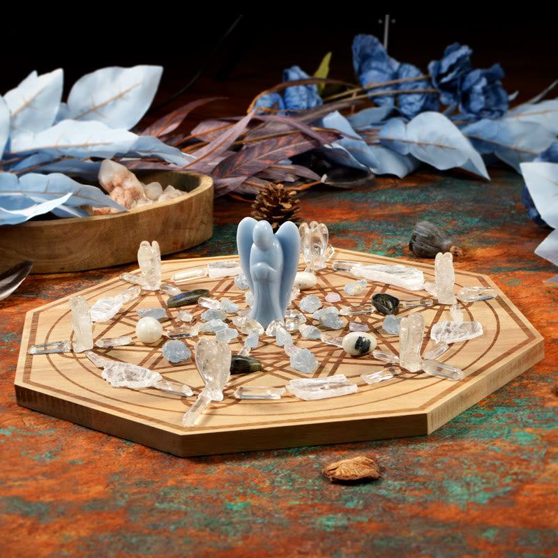 Gamme de cristaux de bénédiction des anges Olivenorma 81 Pierres Originales