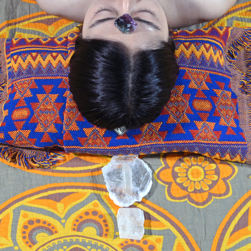 Générateur d'énergie Olivenorma Arrangement de la couronne de chakras Tableau de cristaux