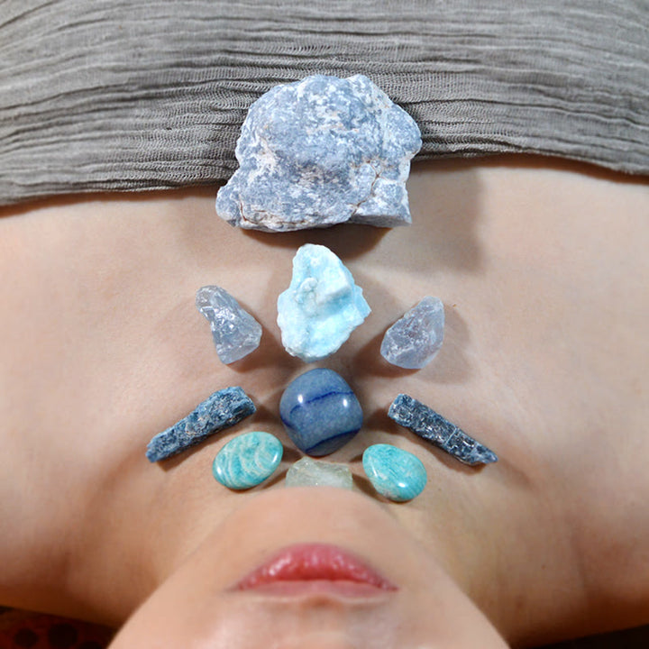 Générateur d'énergie Olivenorma Arrangement de chakra de la gorge Réseau de cristaux